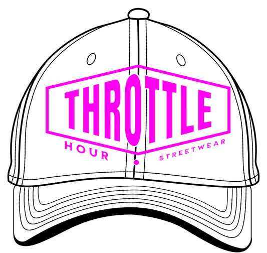 Throttle Hour Cap Pink - Throttle Hour