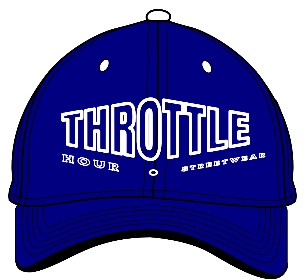 Throttle Hour Cap Royal Blue - Throttle Hour